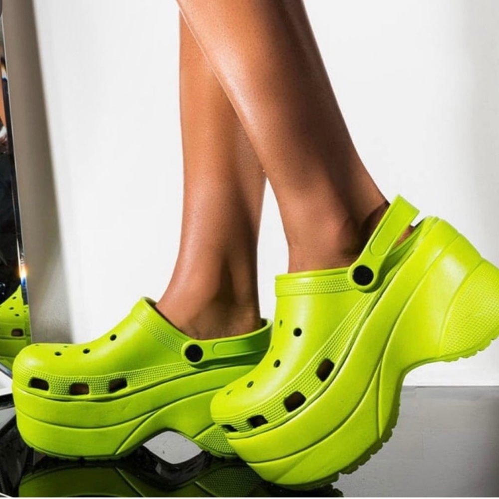 Platform neon shoes
